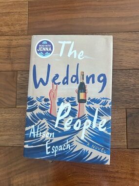 The Wedding People by Alison Espach — Beige & Blue Cover
